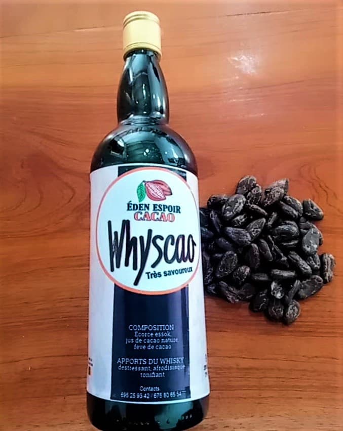 Whyscao Whisky avec fève de cacao 75 cl, Alc 38%